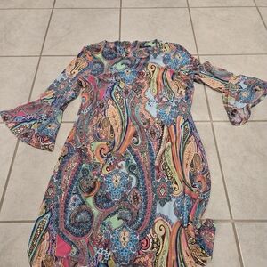 Tommy Hilfiger Multicolor Paisley Dress